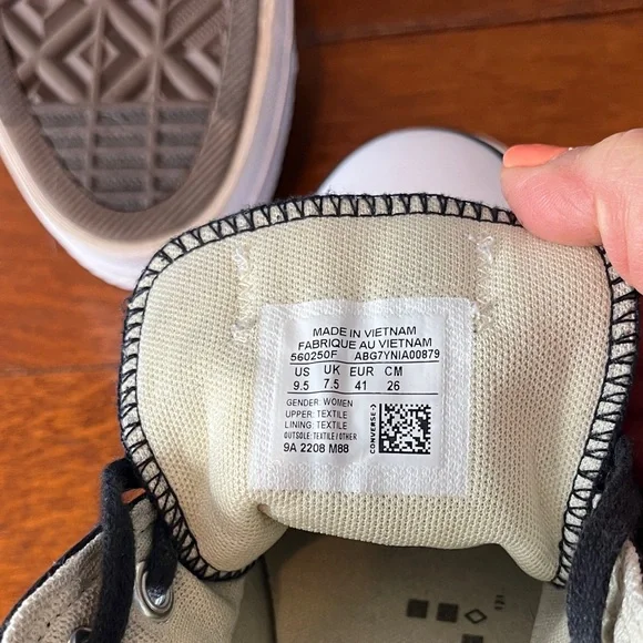 Converse Chuck Taylor All Star Lift Platform Black Sneakers - Picture 5 of 5